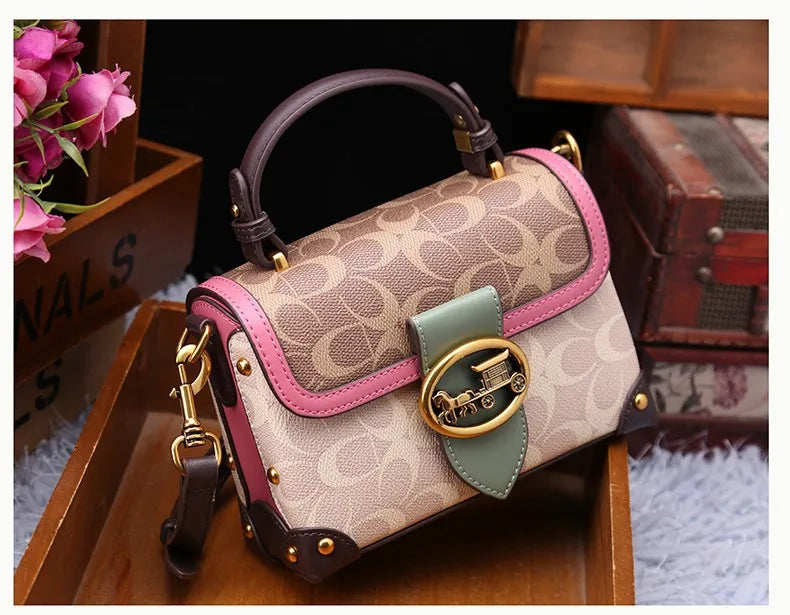 Designer High-End Carriage Crossbody Bag