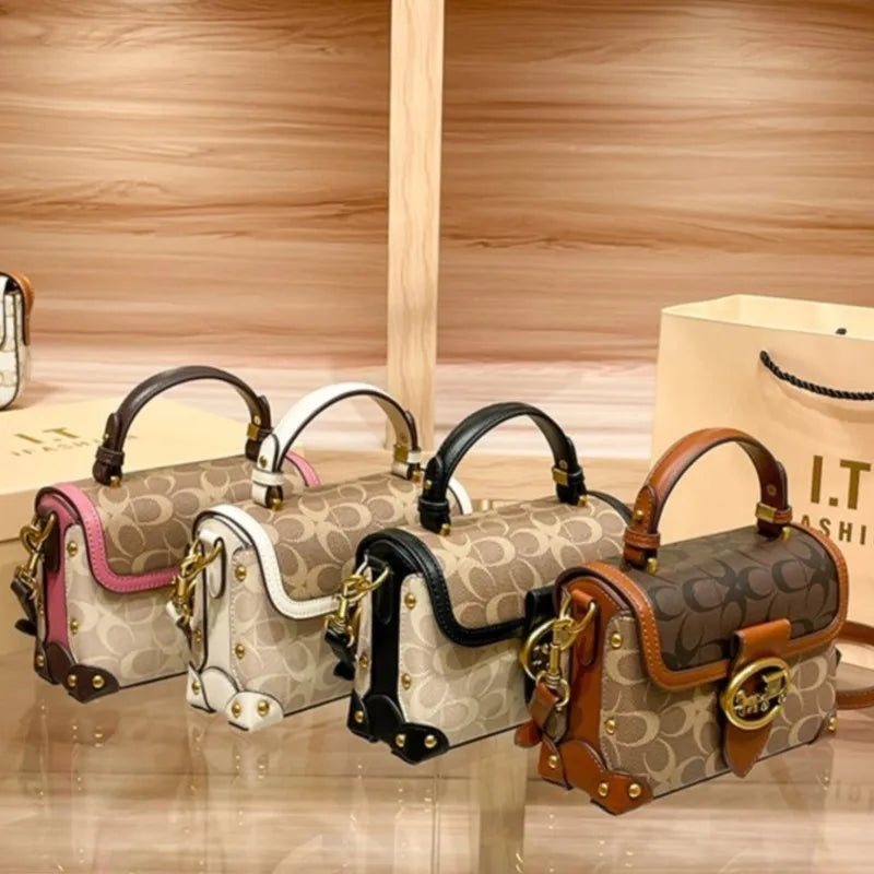 Designer High-End Carriage Crossbody Bag