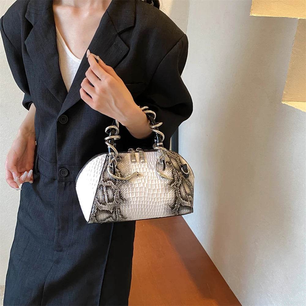 Crocodile Pattern Designer Handbags - Dressect