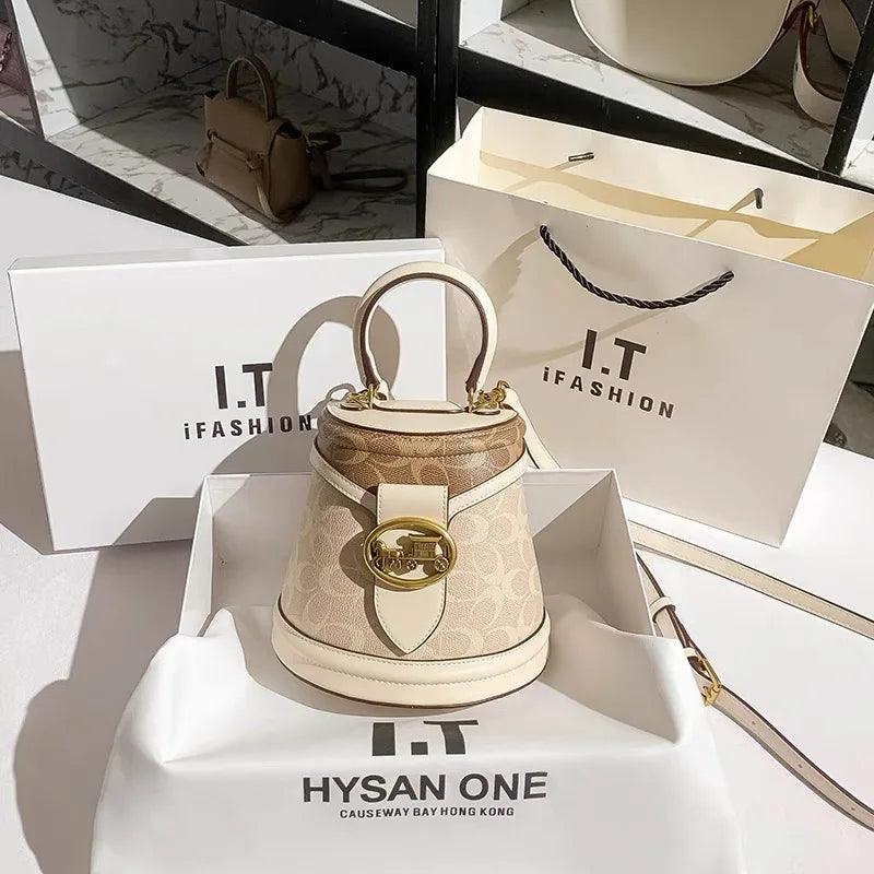 Designer High-End Carriage Crossbody Bag