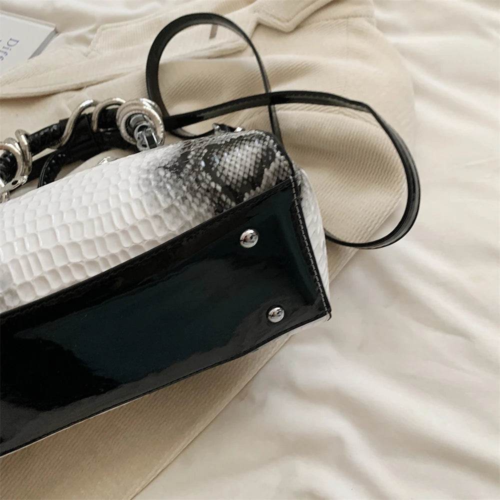 Crocodile Pattern Designer Handbags - Dressect