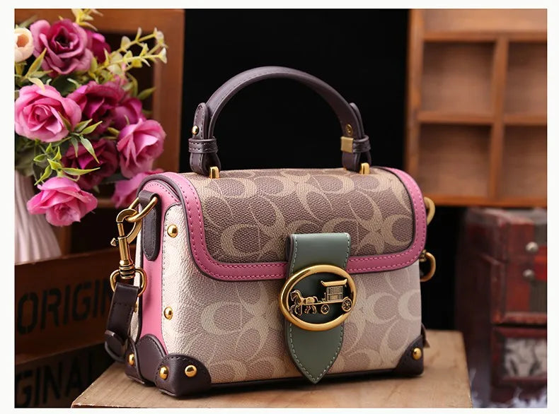 Designer High-End Carriage Crossbody Bag