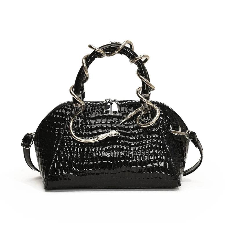 Crocodile Pattern Designer Handbags - Dressect