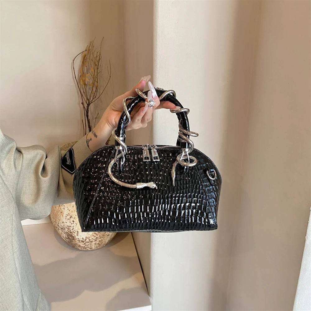 Crocodile Pattern Designer Handbags - Dressect