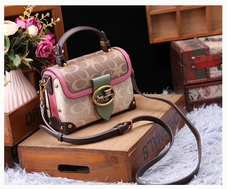 Designer High-End Carriage Crossbody Bag