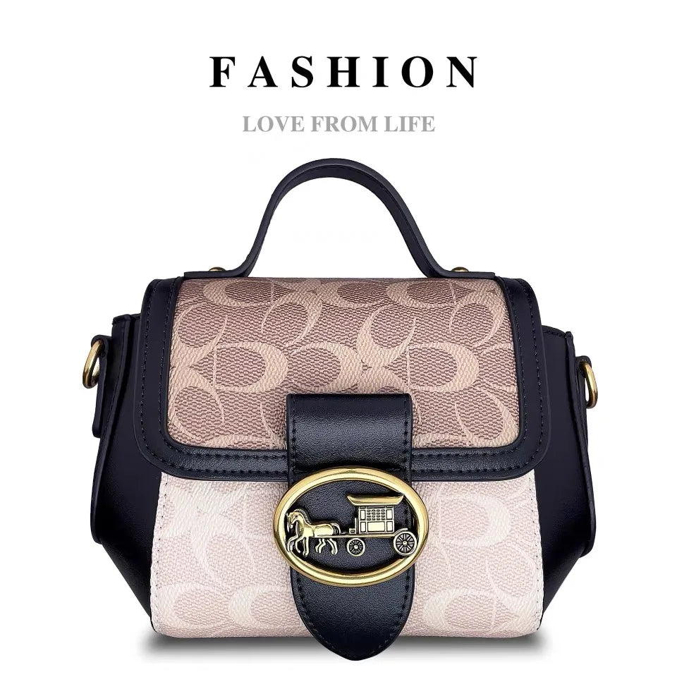 Designer High-End Carriage Crossbody Bag