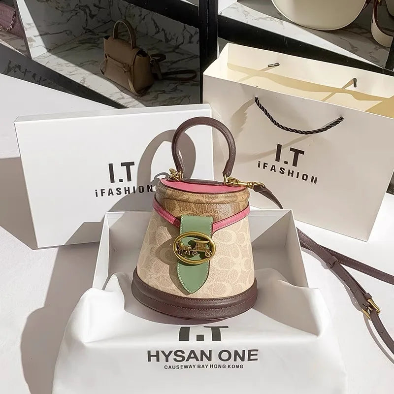 Designer High-End Carriage Crossbody Bag