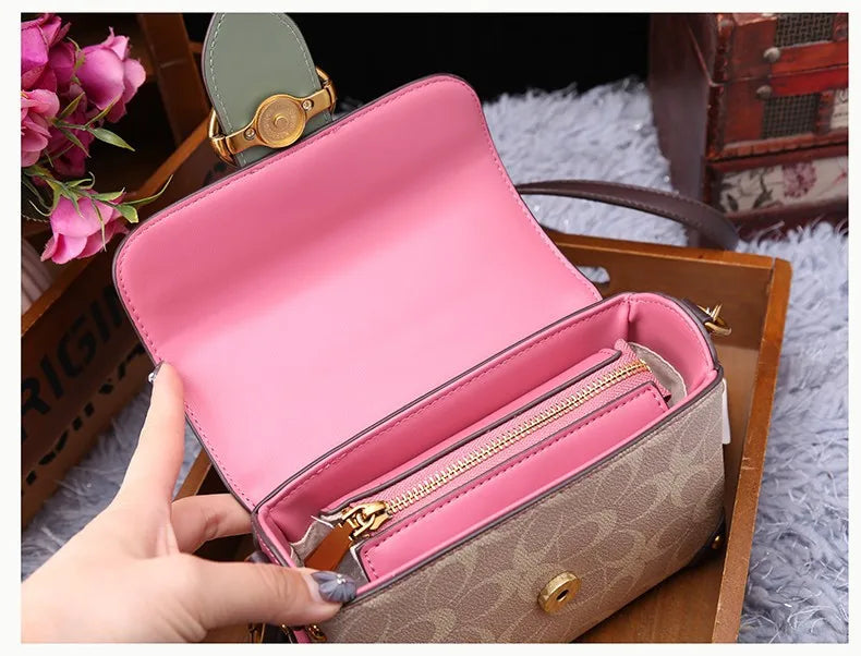 Designer High-End Carriage Crossbody Bag
