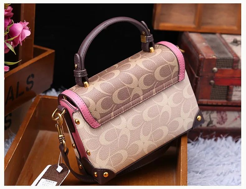 Designer High-End Carriage Crossbody Bag