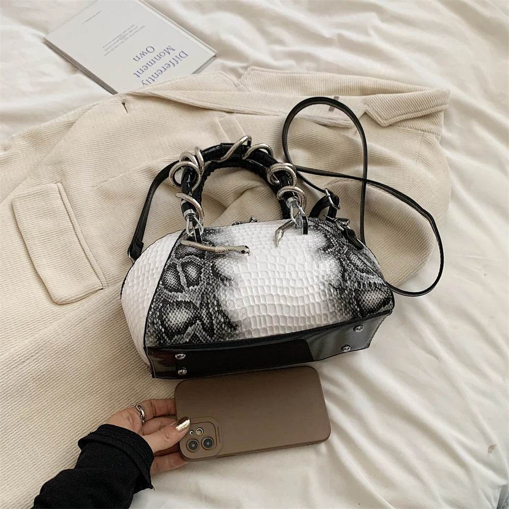 Crocodile Pattern Designer Handbags - Dressect