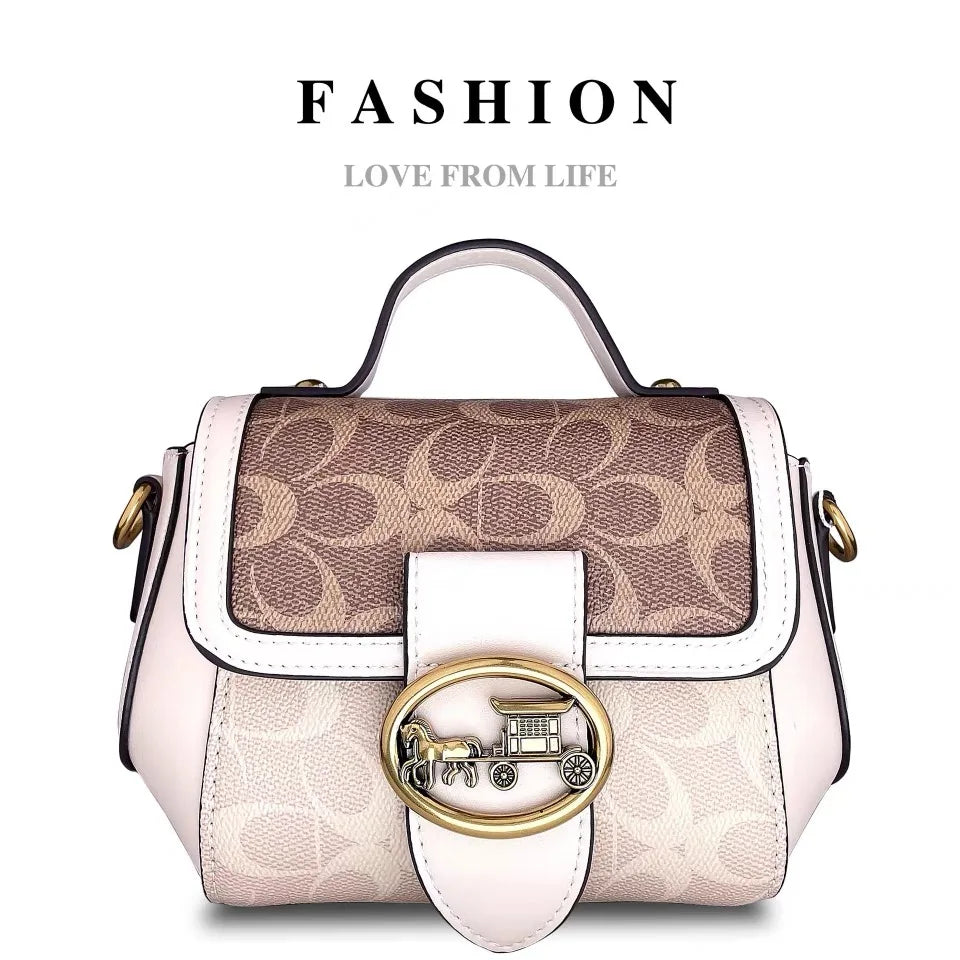 Designer High-End Carriage Crossbody Bag