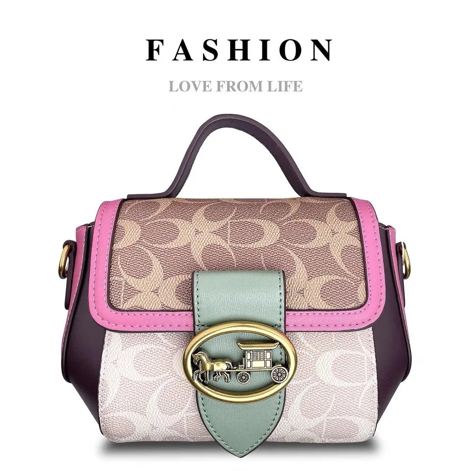 Designer High-End Carriage Crossbody Bag