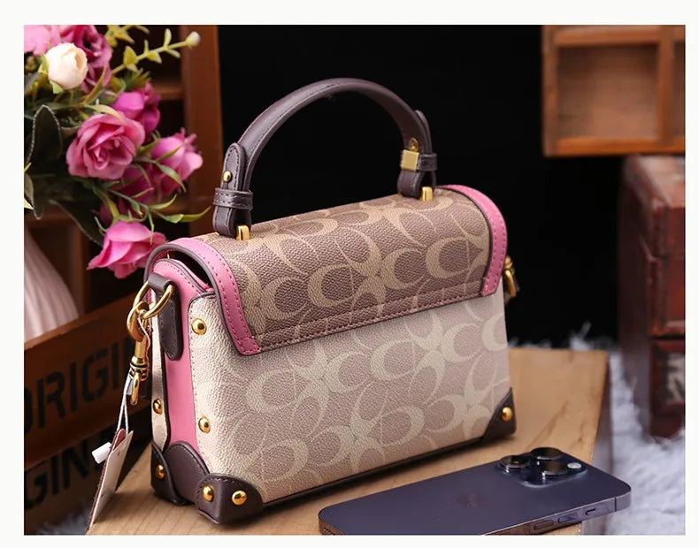 Designer High-End Carriage Crossbody Bag