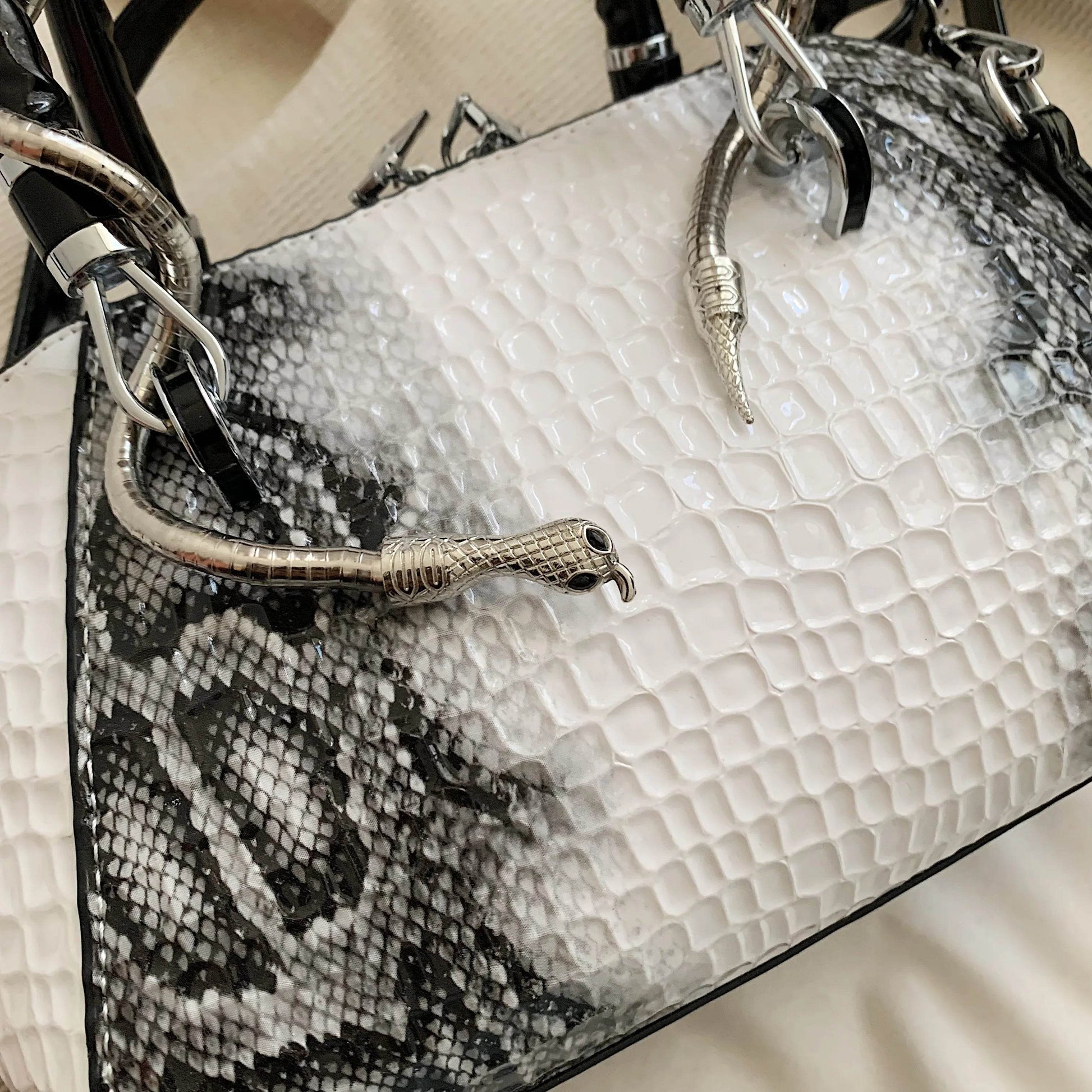 Crocodile Pattern Designer Handbags - Dressect