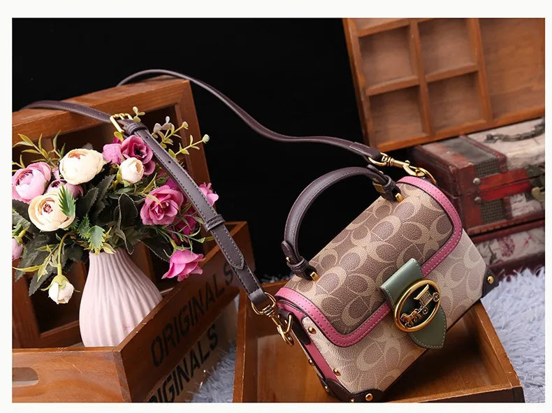 Designer High-End Carriage Crossbody Bag