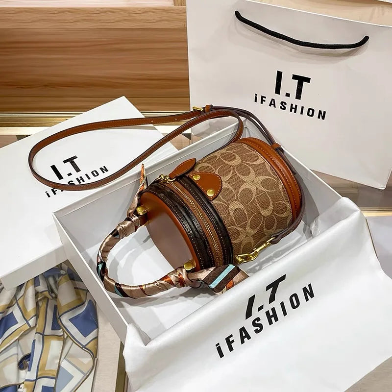 Designer High-End Carriage Crossbody Bag