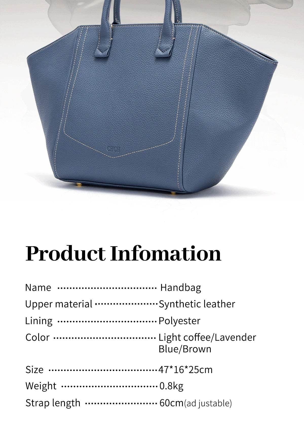 Tote Bag 2025 New Simple Hourglass Bag with Removable Shoulder Strap Business Wallet - Dressect