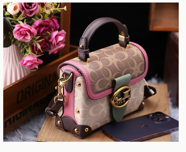 Designer High-End Carriage Crossbody Bag