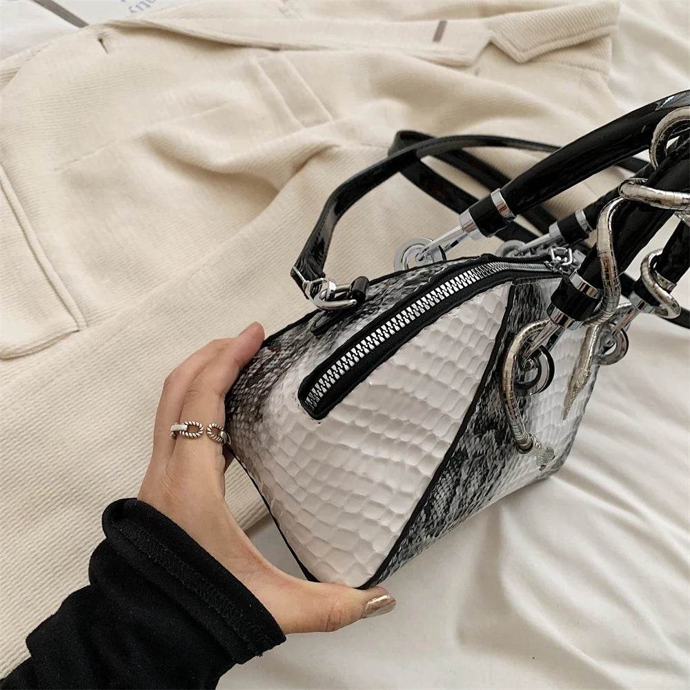 Crocodile Pattern Designer Handbags - Dressect