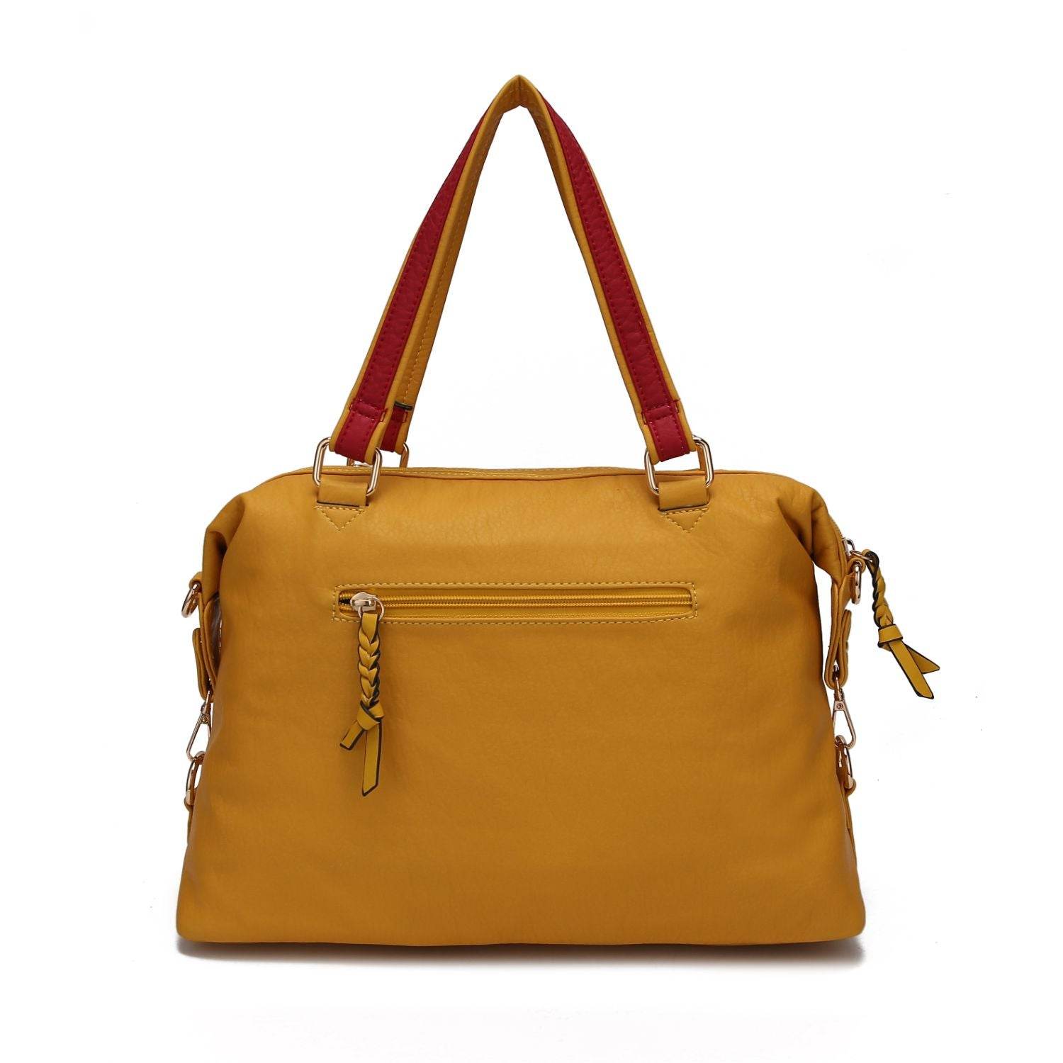 MKF Collection Opal Lightweight Satchel Bag Vegan Leather by Mia K - Dressect