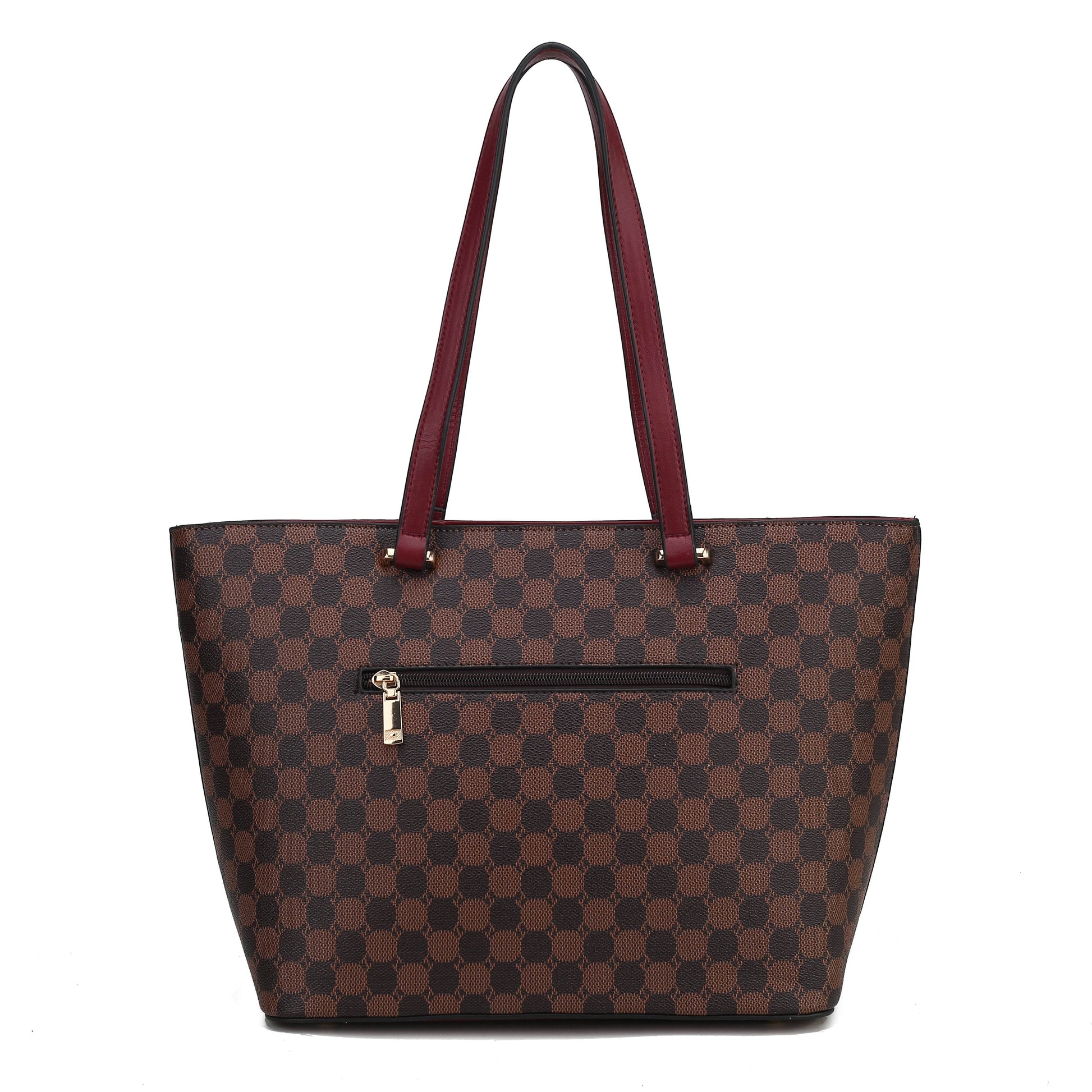 Fabiola Vegan Leather Womens Tote Bag with wallet - Dressect