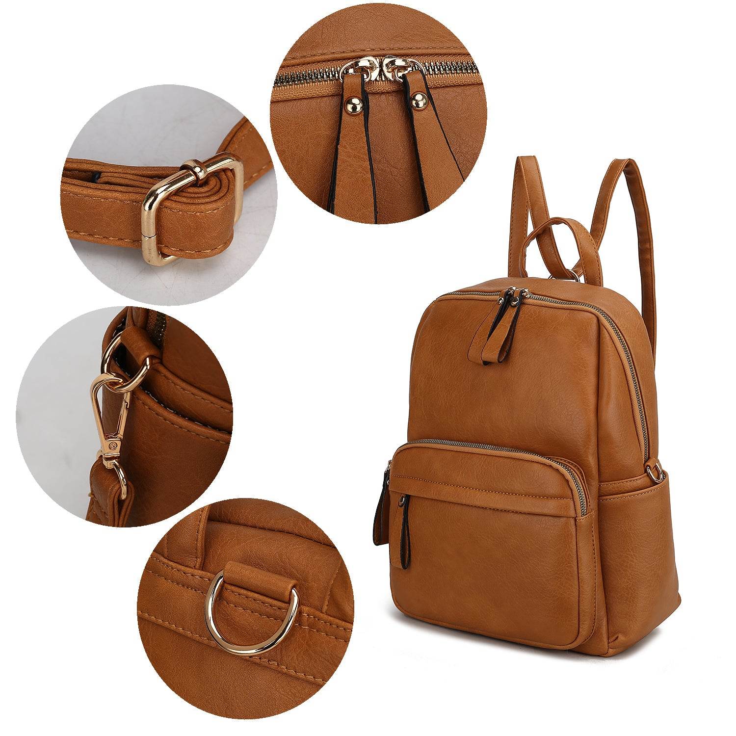 Yolane Backpack Convertible Crossbody Bag - Dressect