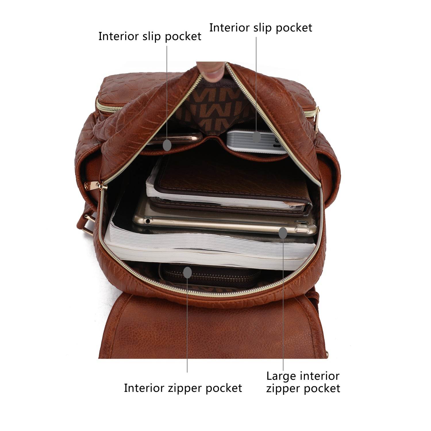 Samantha Backpack Vegan Leather Women - Dressect