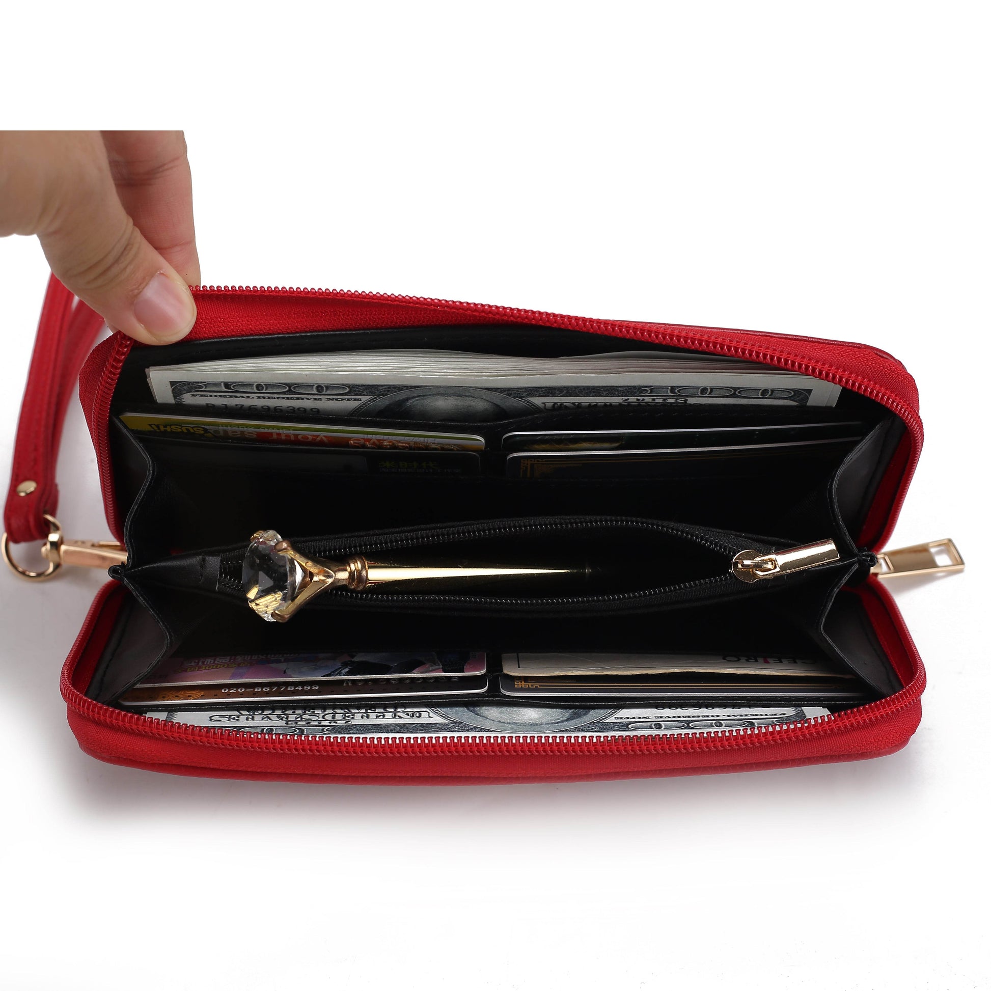 Virginia Vegan Leather Women Tote Bag with Wallet - Dressect