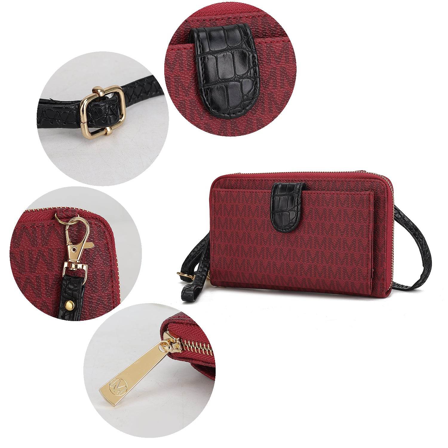 Olga Smartphone and Wallet Convertible Crossbody Bag - Dressect