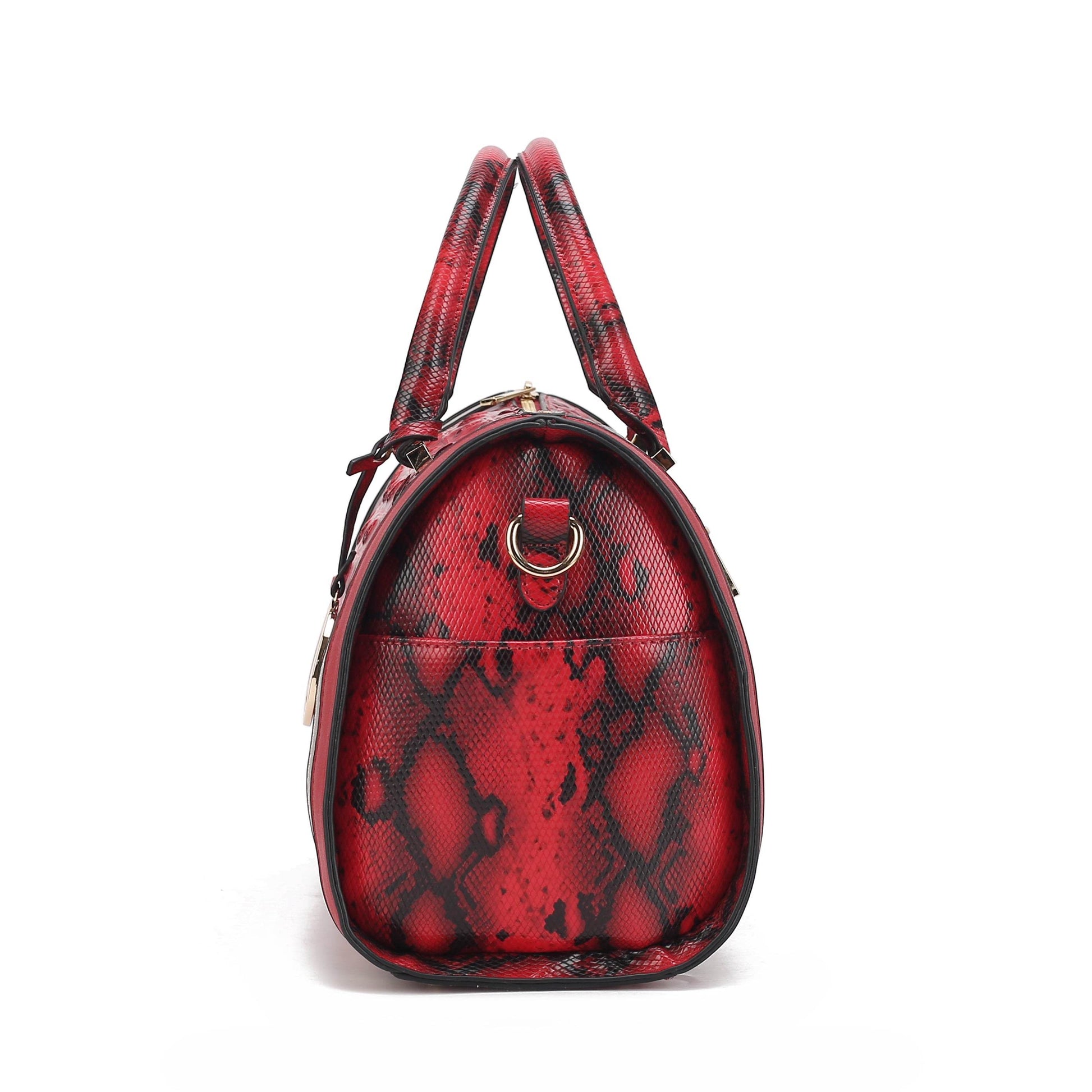 MKF Collection Eleanor Faux Crocodile-Embossed Satchel Bag by Mia K - Dressect