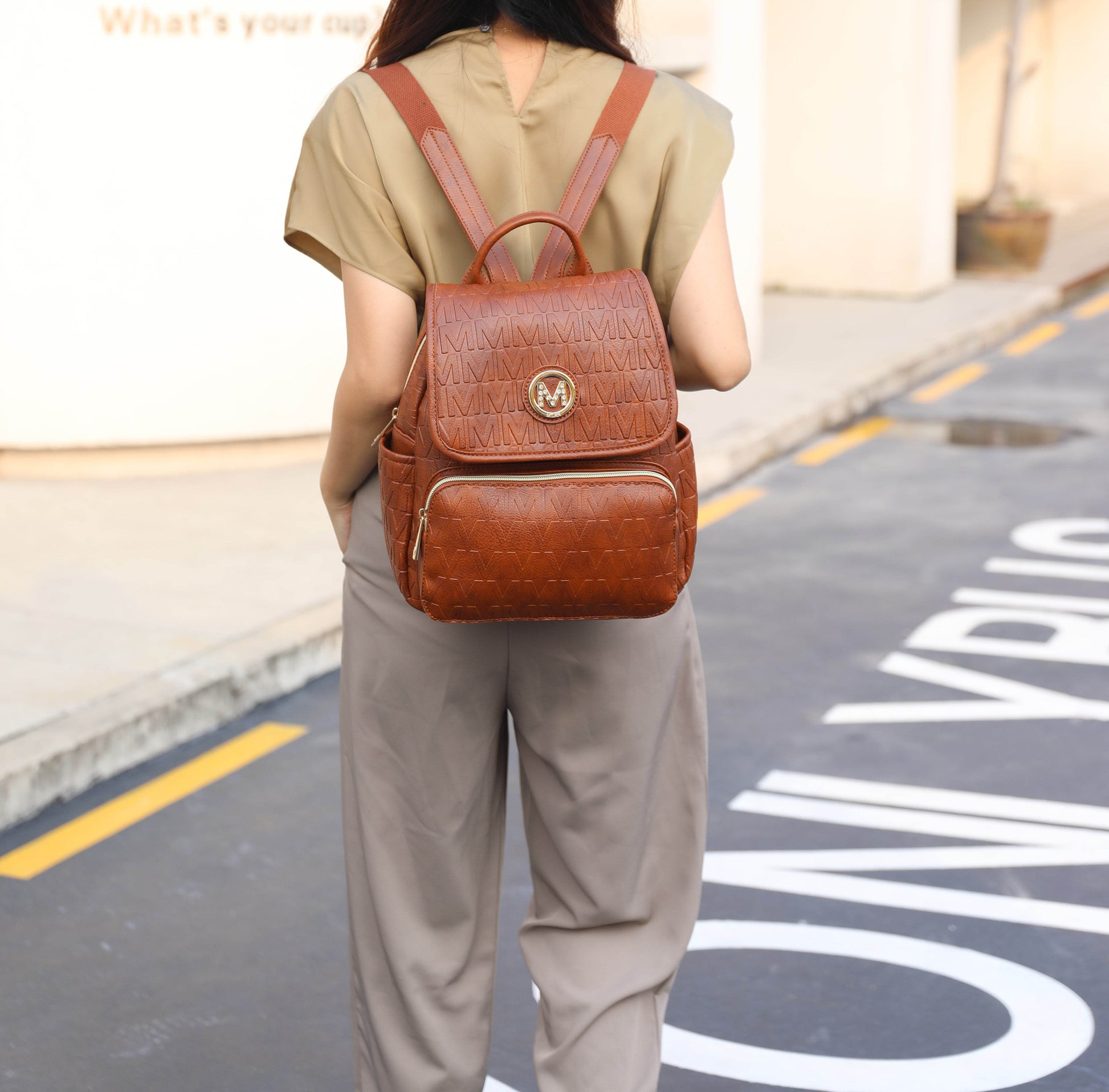 Samantha Backpack Vegan Leather Women - Dressect