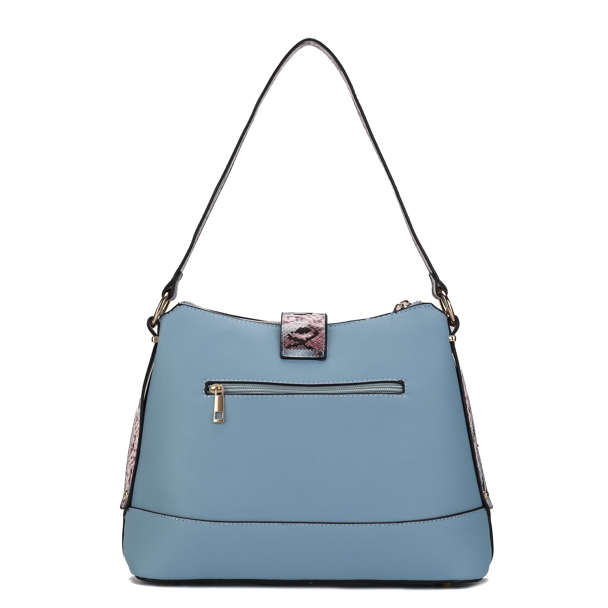 MKF Collection Ezra Snake embossed Shoulder Handbag by Mia K - Dressect