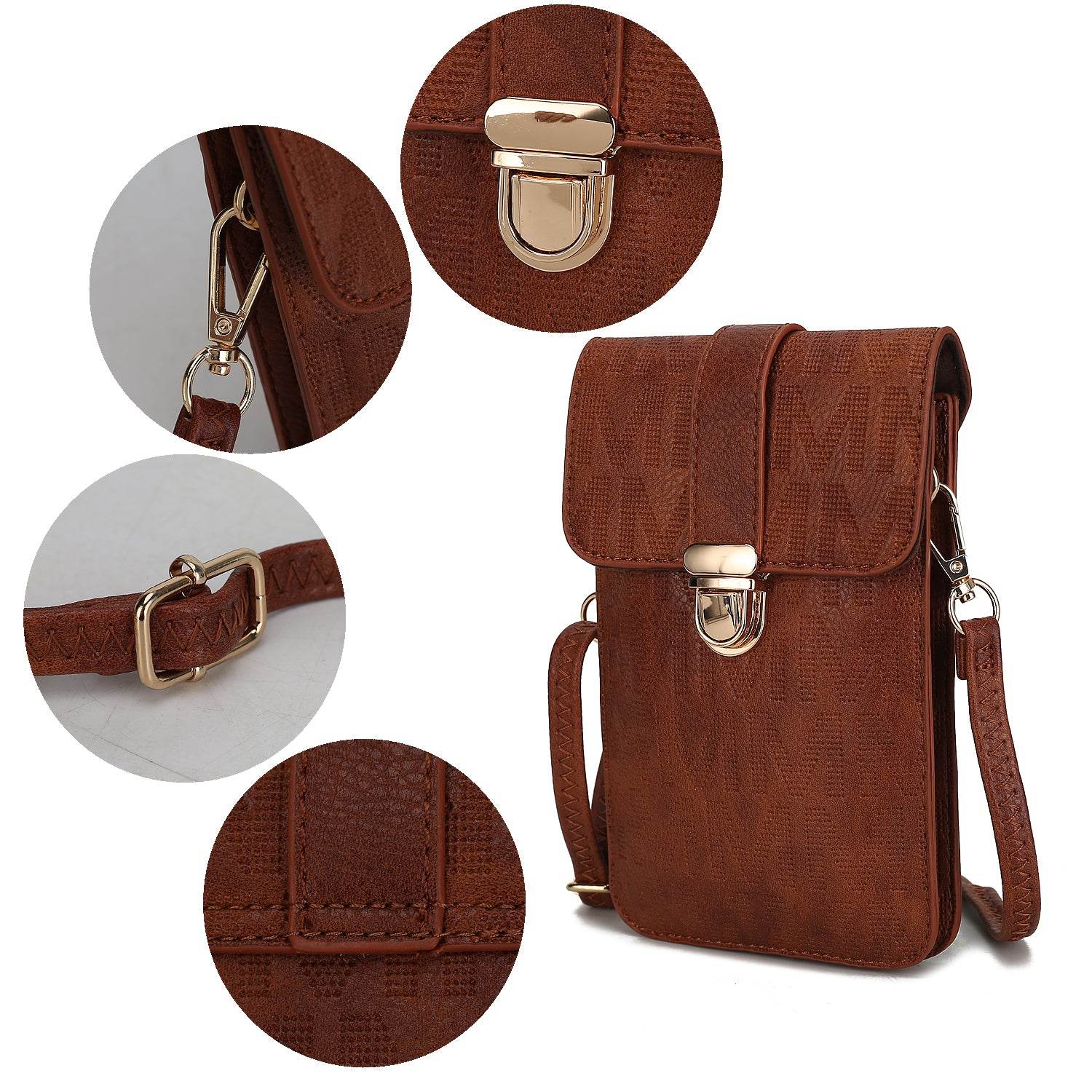 Ulla Signature XL Phone Wallet Crossbody - Dressect