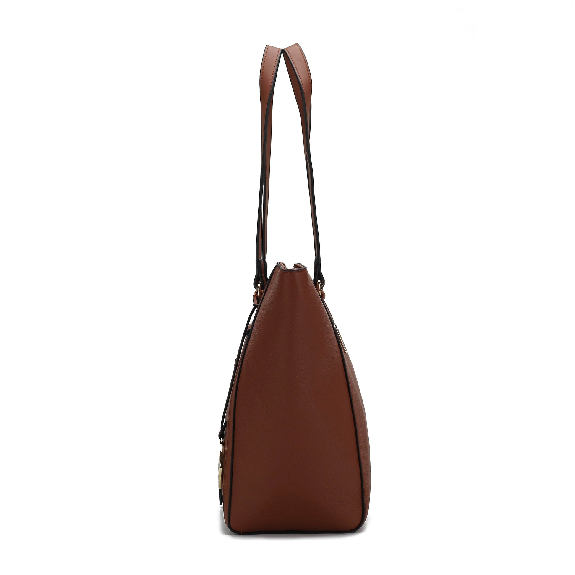 Alexandra Vegan Leather Women Tote Handbag with Wallet - Dressect