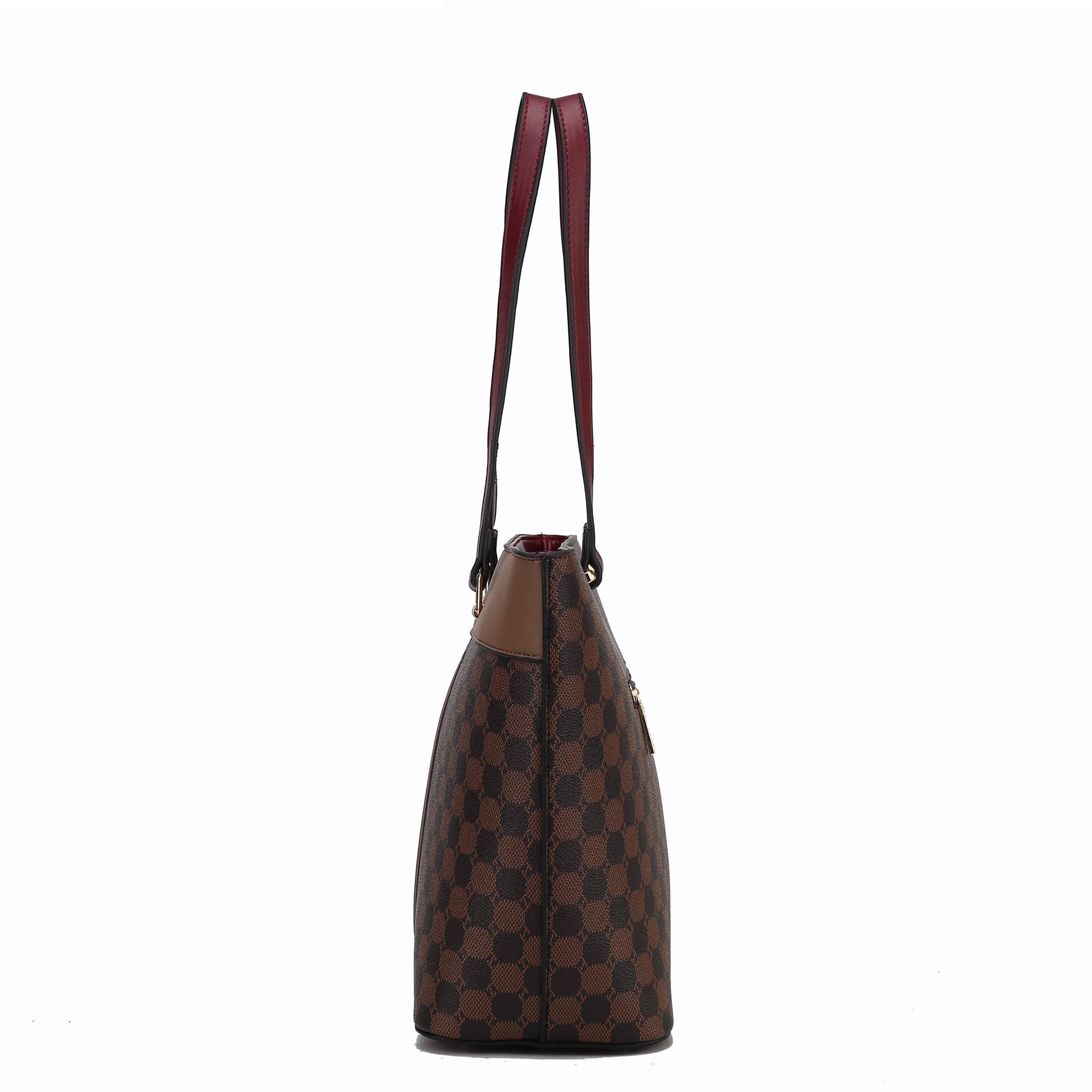 Fabiola Vegan Leather Womens Tote Bag with wallet - Dressect