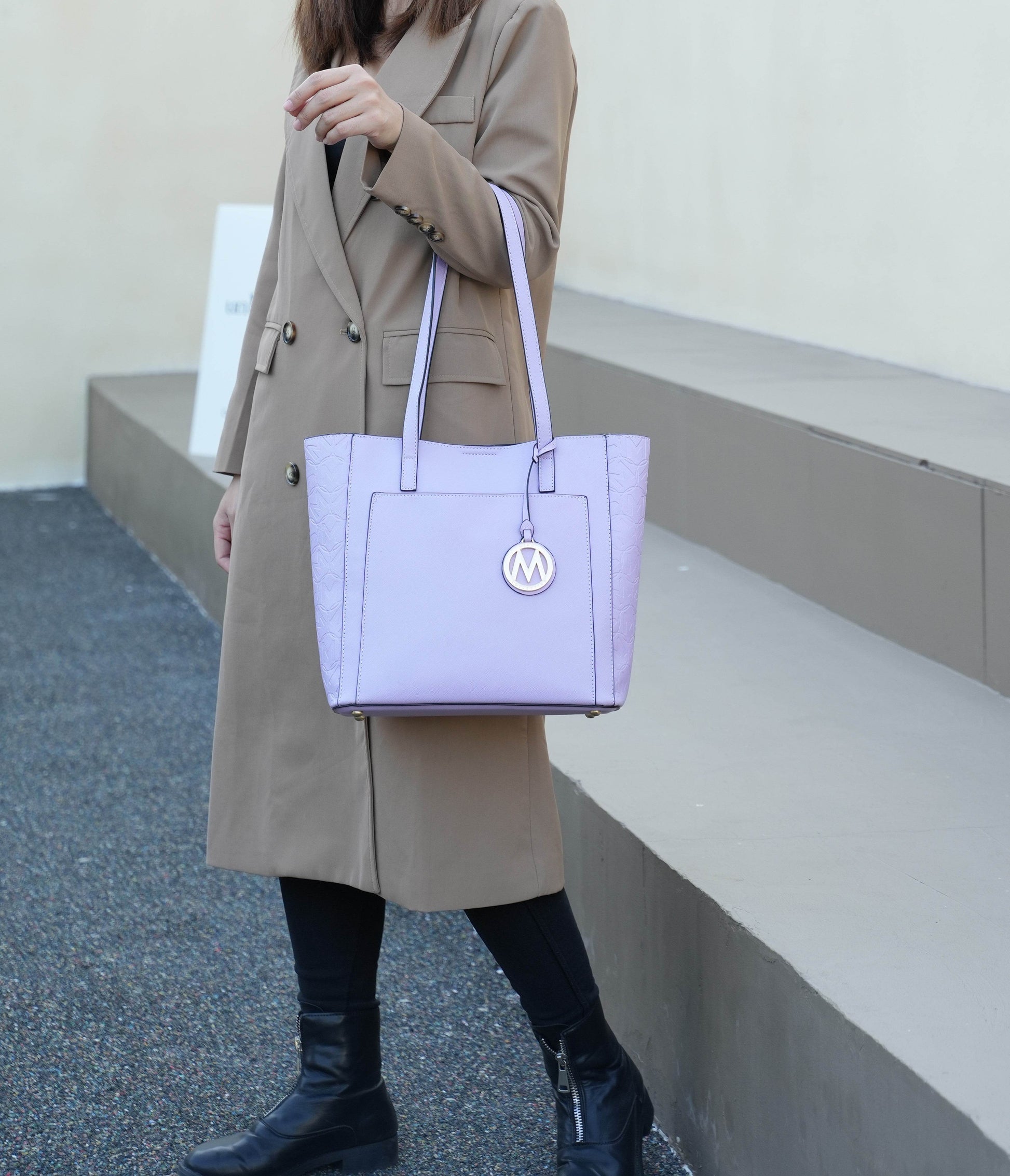 Lea Tote Handbag Vegan Leather Women - Dressect