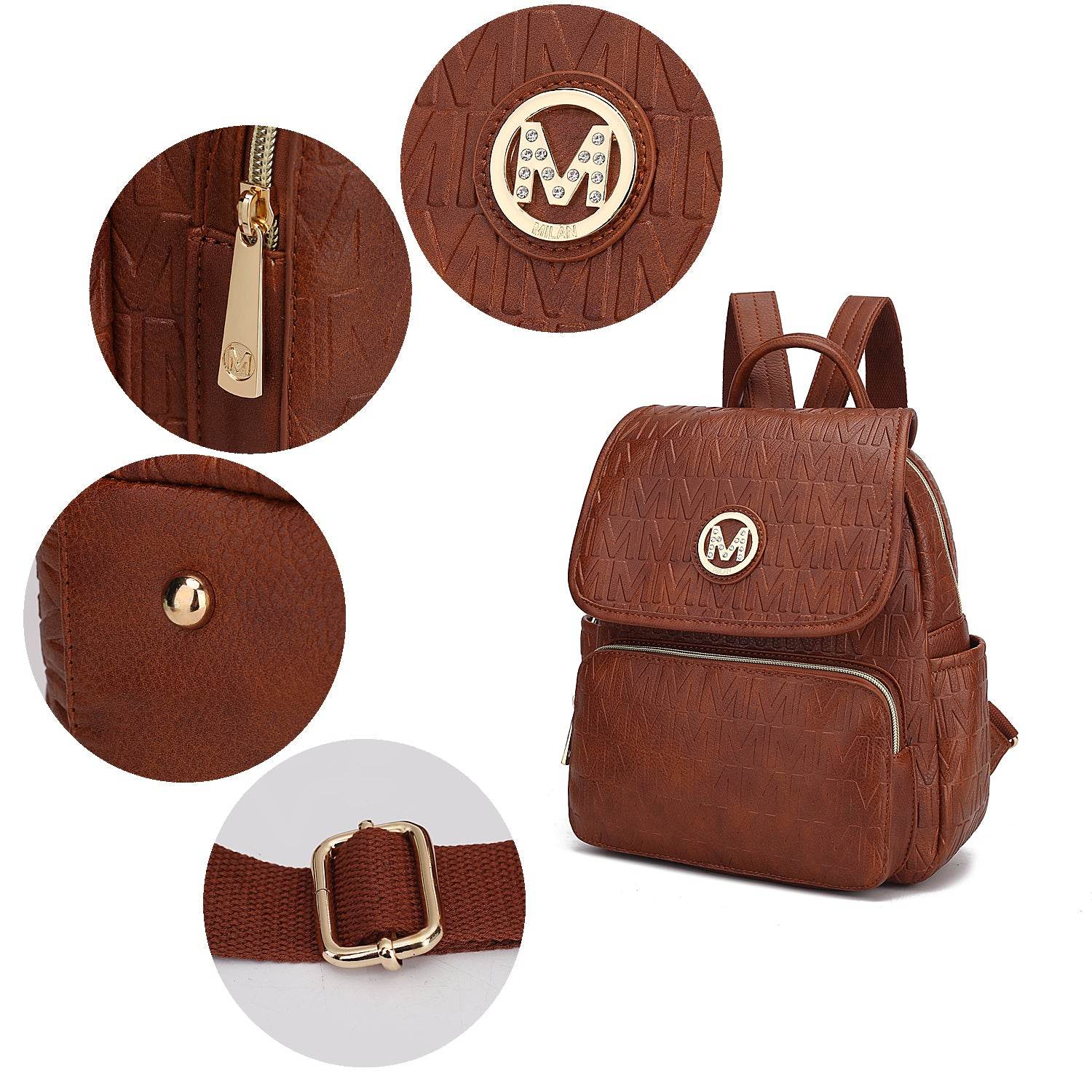 Samantha Backpack Vegan Leather Women - Dressect