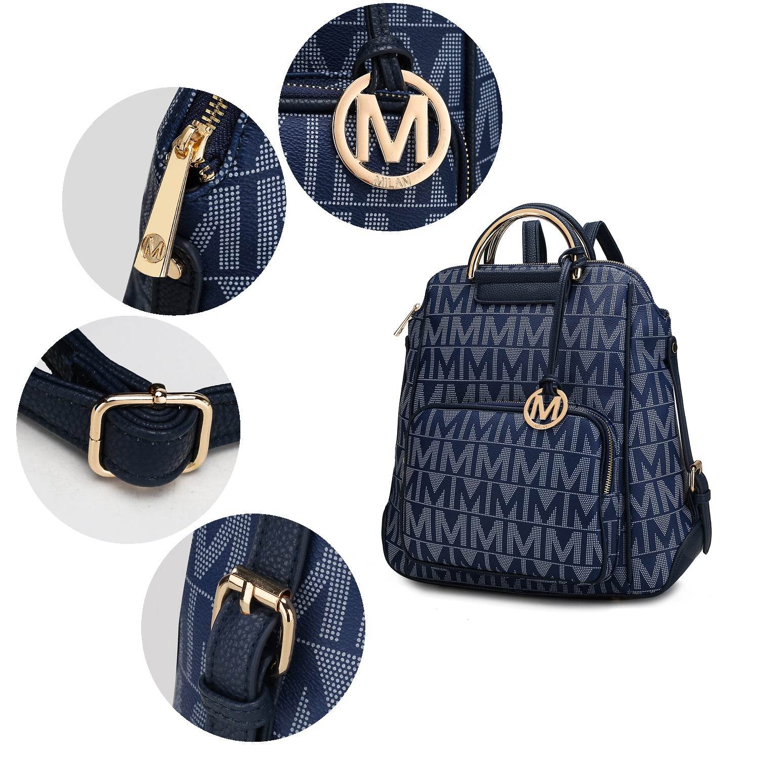 Cora Milan M Signature Trendy Backpack - Dressect