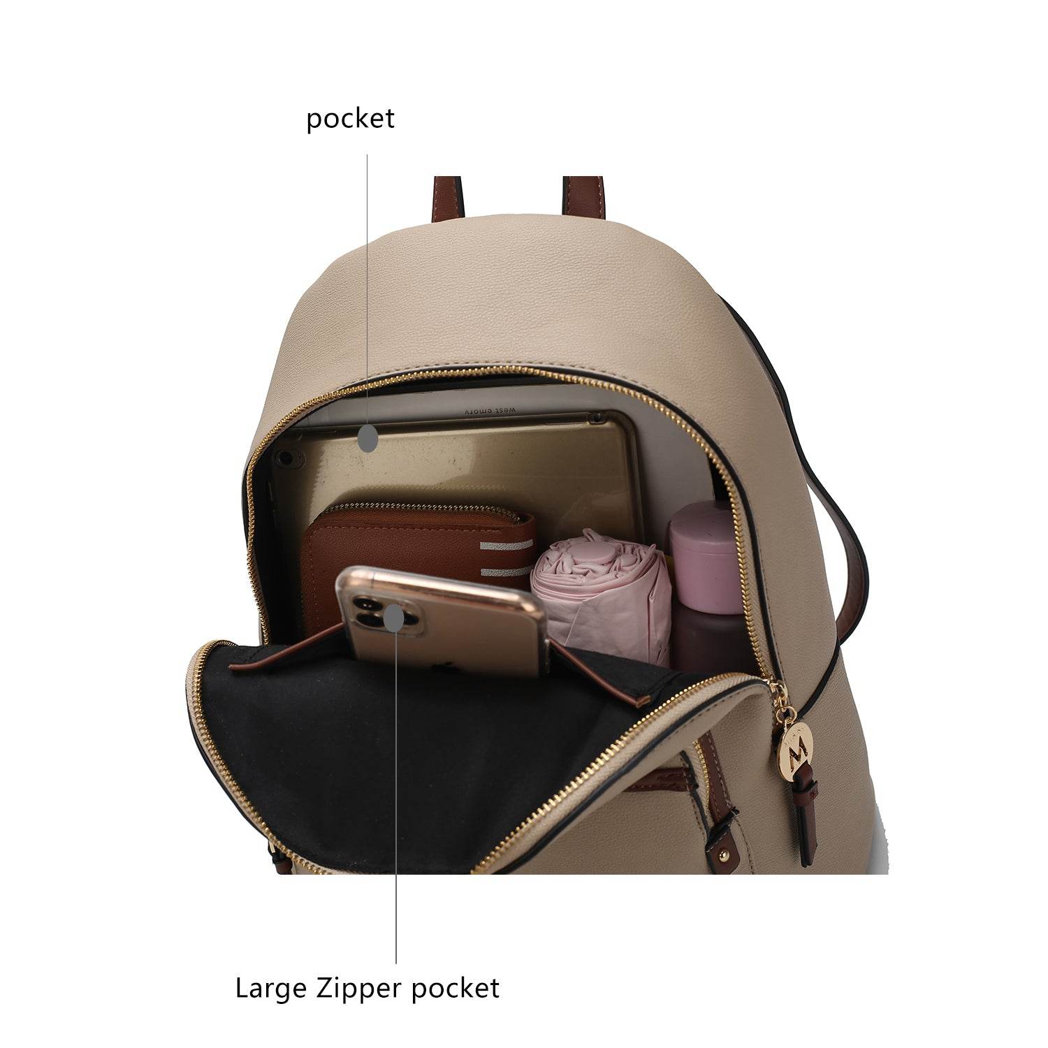 MKF CollectionAlice Backpack Vegan Leather Women by Mia K - Dressect
